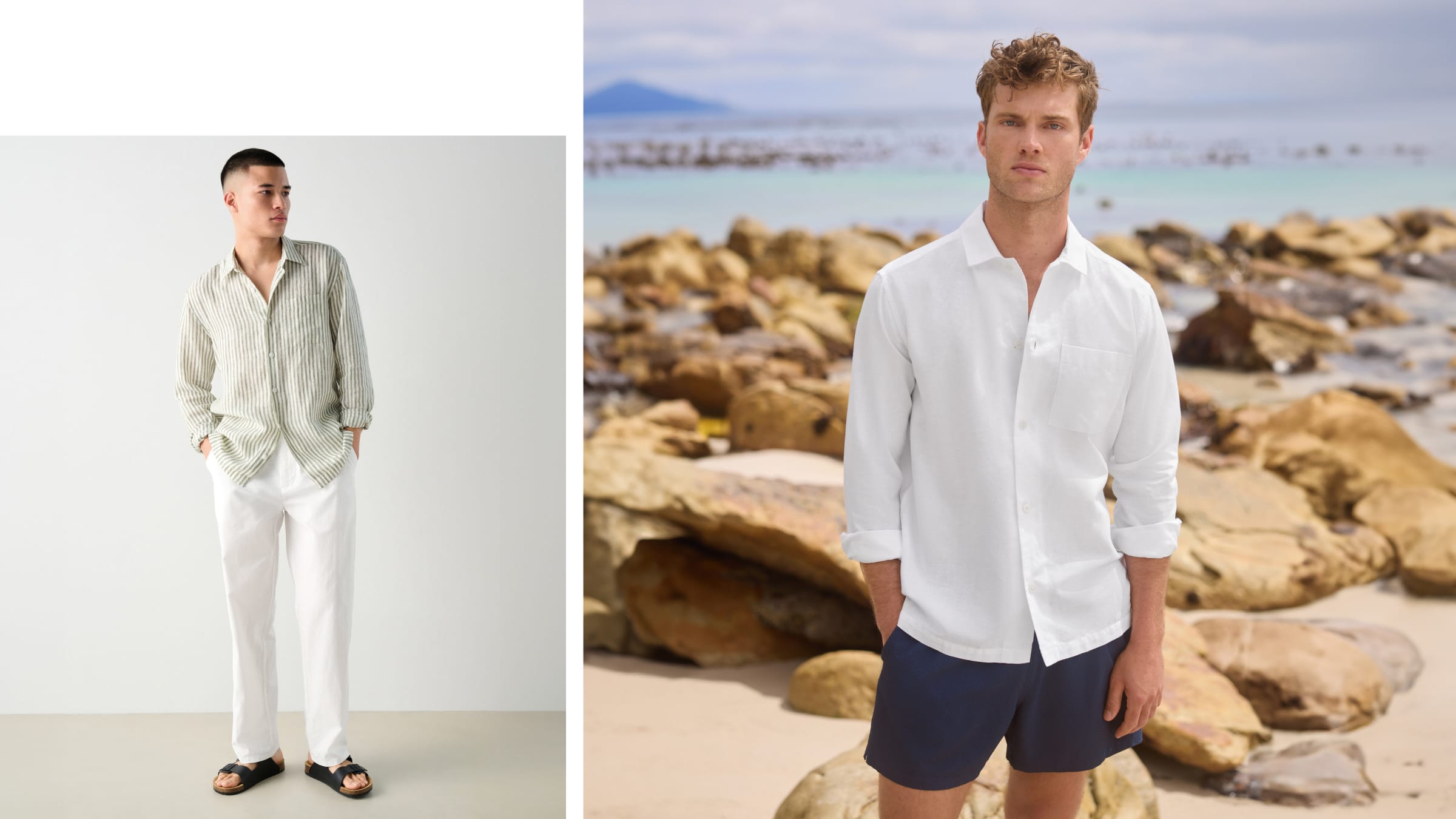 Looks de linho masculino
